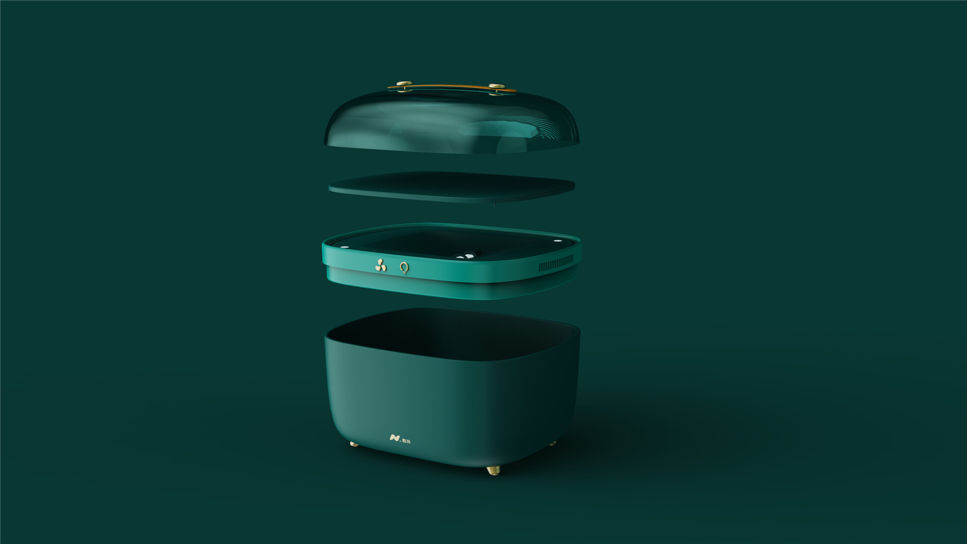 家用消毒盒设计-拟米家用小型消毒盒设计