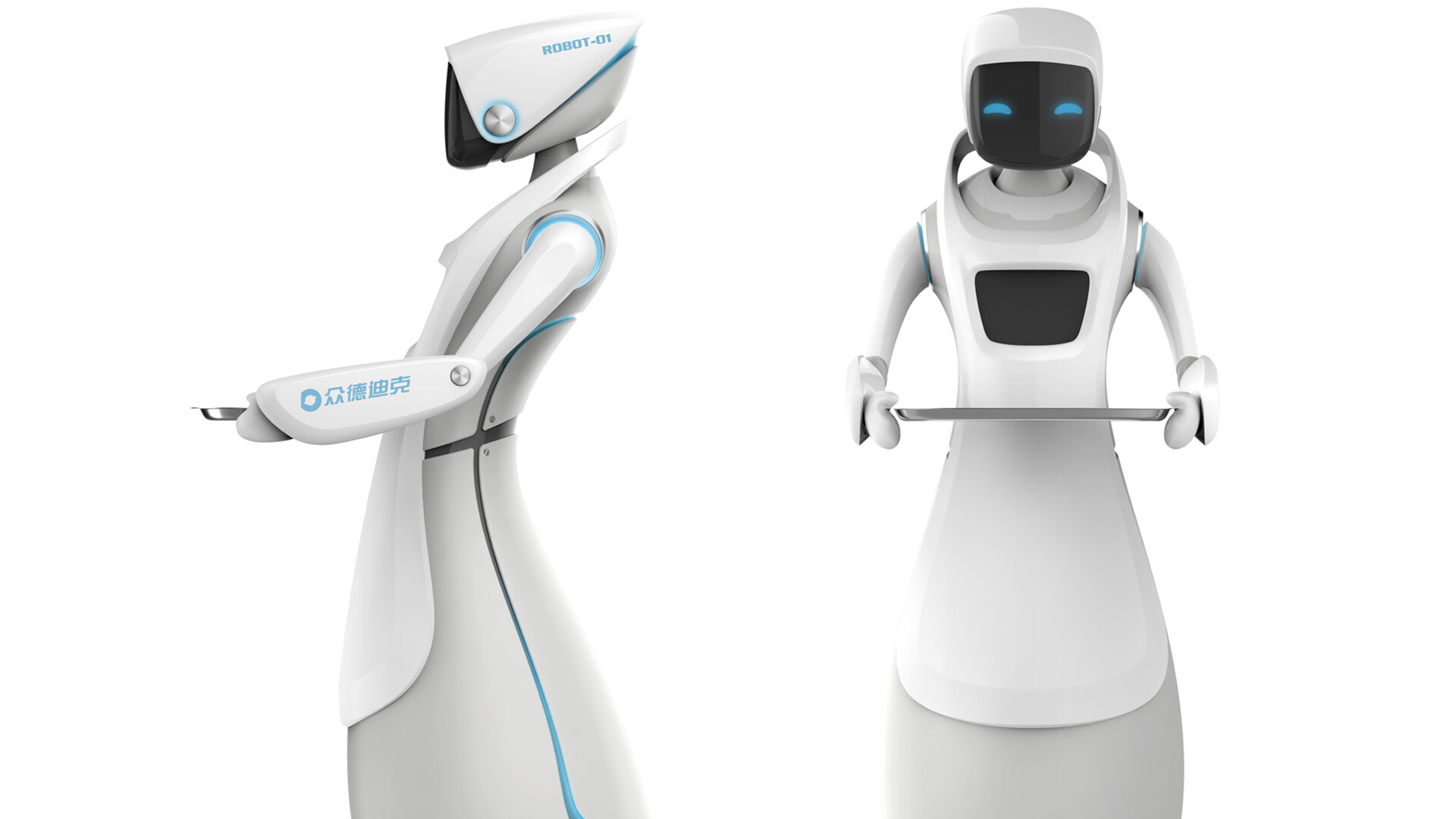 服务机器人外观设计-众德迪克服务机器人外观设计