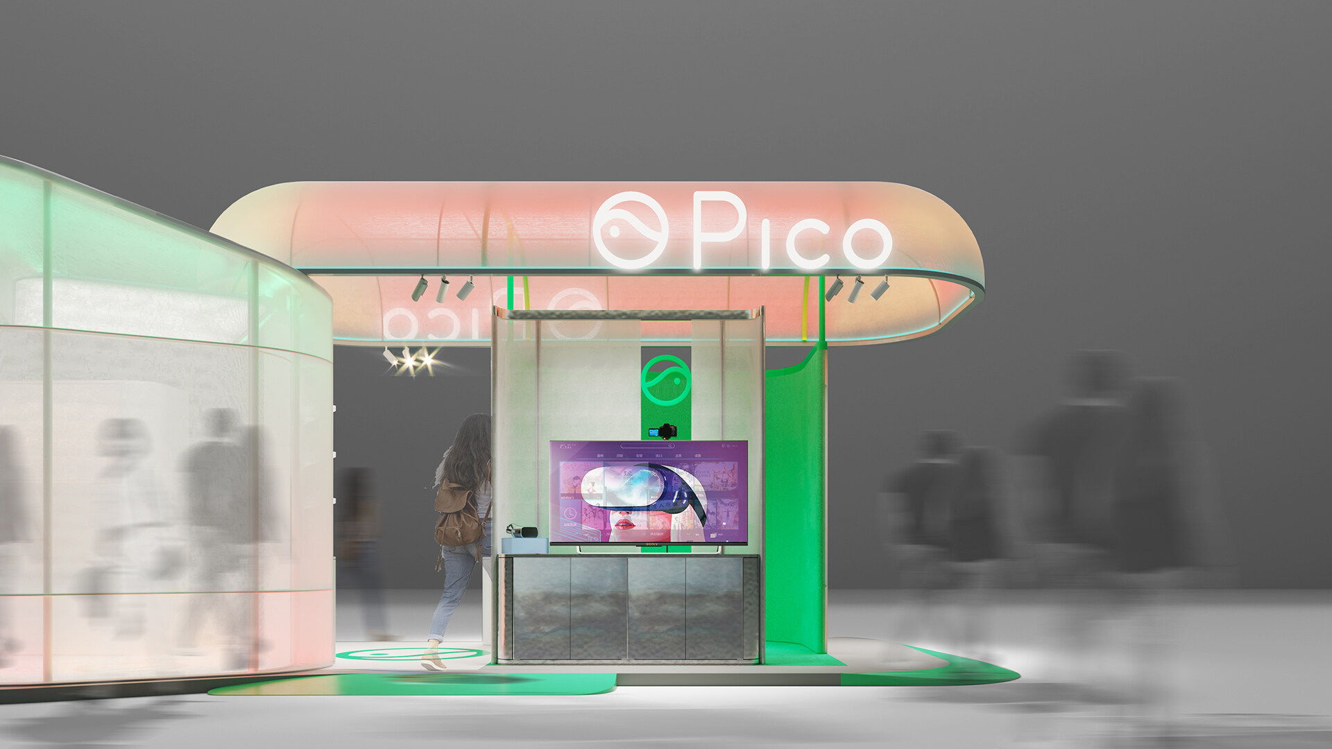 VR设备体验空间设计-PICO连锁店面设计