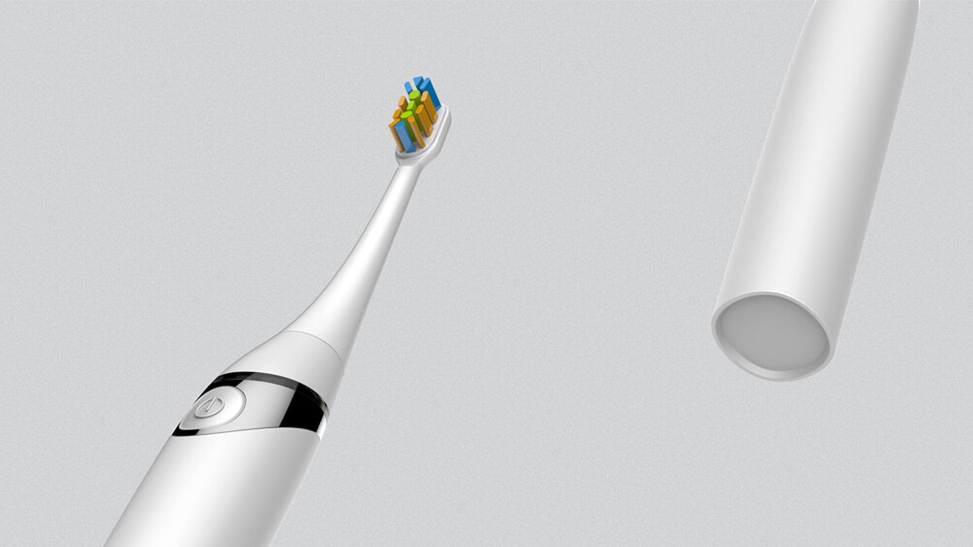 电动牙刷设计-360度旋转电动牙刷设计